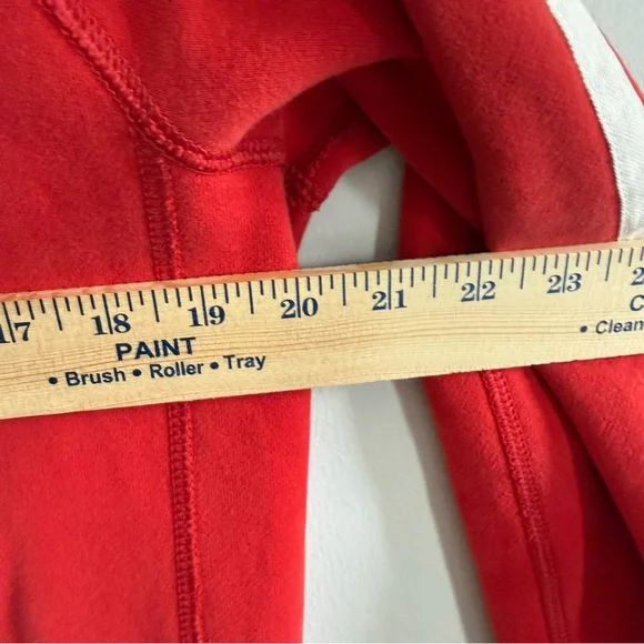 Abercrombie & Fitch Red Sweatshirt Jacket Logo Zip Up Men Size M - Picture 10 of 12